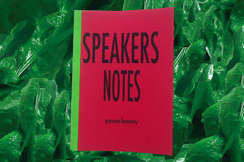 speakers notes a book by gemma kearney